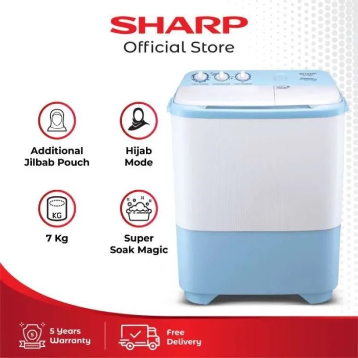 SHARP SEMI AUTO 2 TB ES-T79SJ-BL - Image 6