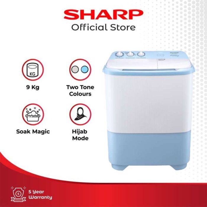 SHARP SEMI AUTO 2 TB ES-T99SJ-BL - Image 6